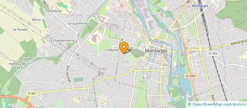 localisation de l'entreprise SCI DENIZ à MONTARGIS