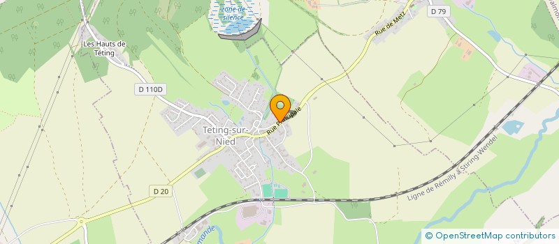localisation de l'entreprise SCI DENIZ  TETING-SUR-NIED