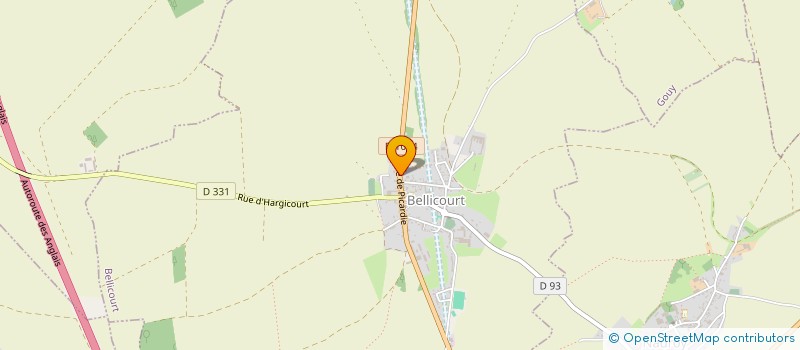 localisation de l'entreprise SCI DENIZART  BELLICOURT