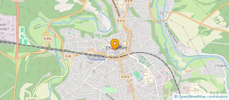 localisation de l'entreprise SCI DENIZET à CHAUMONT