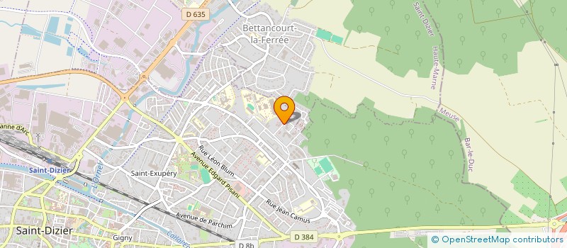 localisation de l'entreprise SCI DENIZET à SAINT-DIZIER