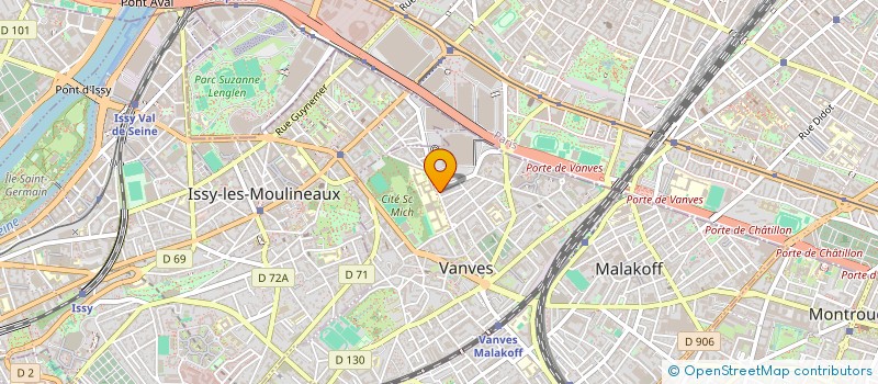 localisation de l'entreprise SCI DENNEVY  VANVES