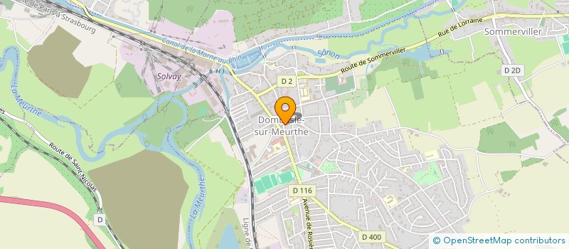 localisation de l'entreprise SCI DENO  DOMBASLE-SUR-MEURTHE