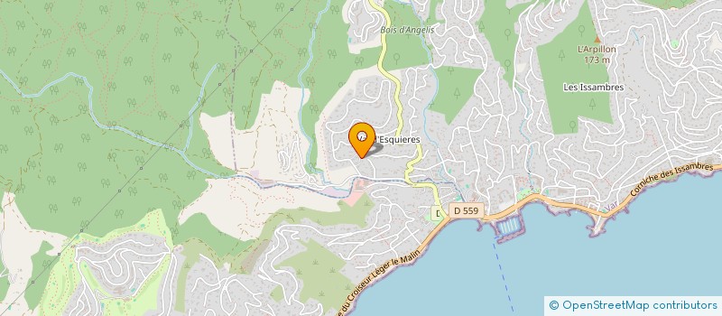 localisation de l'entreprise SCI DENOMMEE CORYPHENE  ROQUEBRUNE-SUR-ARGENS