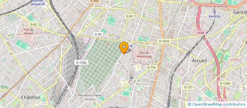 localisation de l'entreprise SCI DENOMMEE SCI GUITTARD ALBRECHT  BAGNEUX