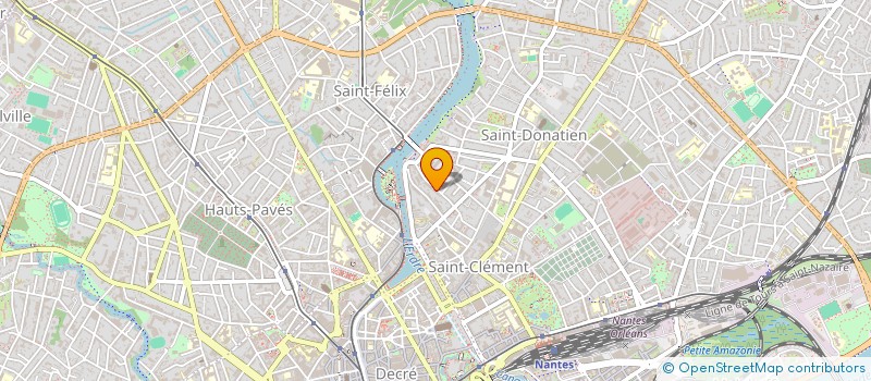 localisation de l'entreprise SCI DENORGUE  NANTES