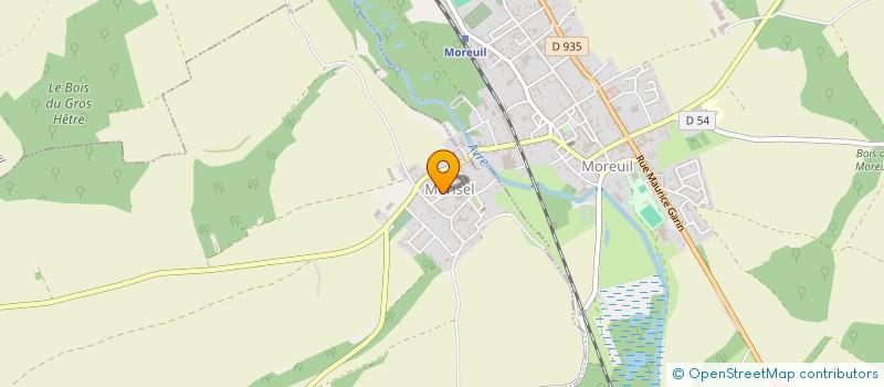 localisation de l'entreprise SCI DENORME à MOREUIL
