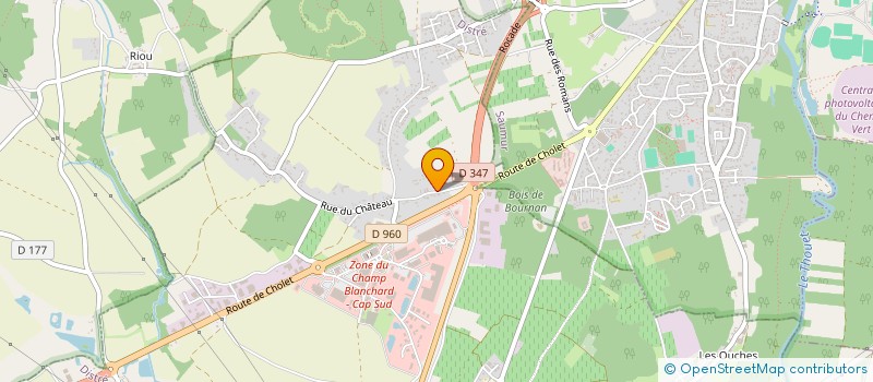 localisation de l'entreprise SCI DENOUS  DISTRE