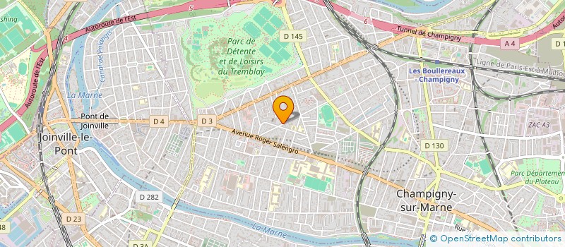 localisation de l'entreprise SCI DENOUS  CHAMPIGNY-SUR-MARNE