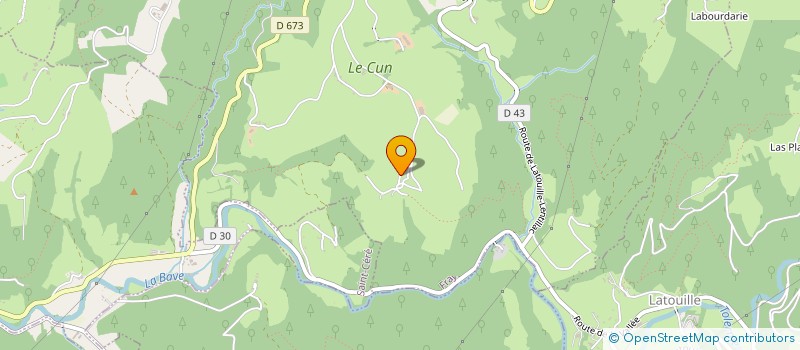 localisation de l'entreprise SCI DENOUVHO  FRAYSSINHES