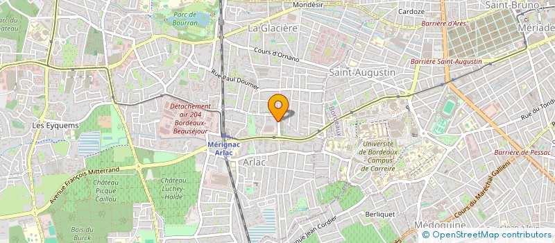 localisation de l'entreprise SCI DENROS  MERIGNAC