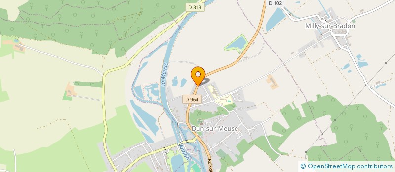 localisation de l'entreprise SCI DENS à DUN-SUR-MEUSE