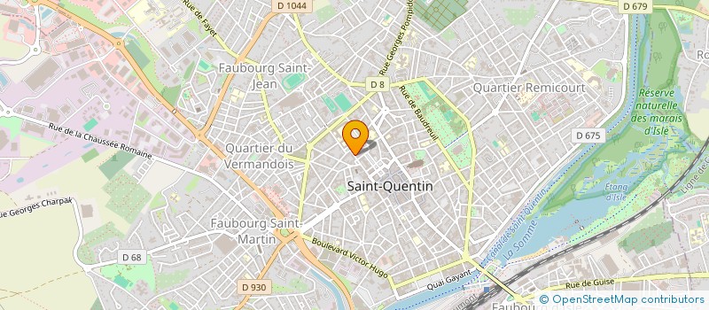 localisation de l'entreprise SCI DENS VIEL à SAINT-QUENTIN