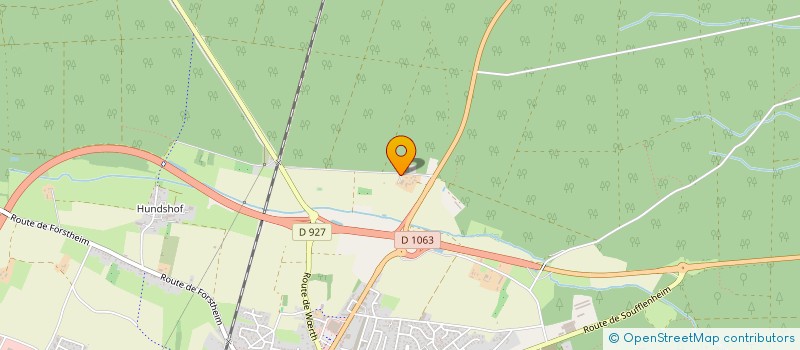 localisation de l'entreprise SCI DENSCH  HAGUENAU