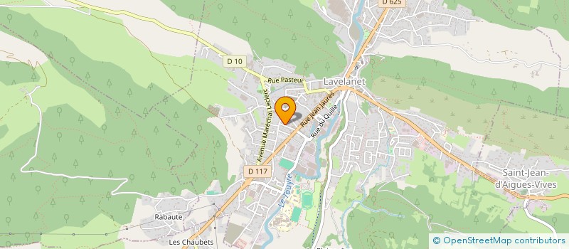 localisation de l'entreprise SCI DENSUS à LAVELANET