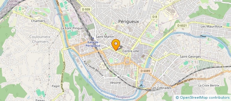 localisation de l'entreprise SCI DENT'ART à PERIGUEUX