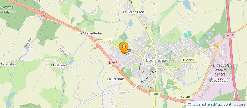 localisation de l'entreprise SCI DENT DE LAY  BOURNEZEAU
