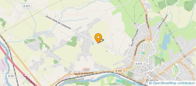 localisation de l'entreprise SCI DENT-DIE  ORTHEZ