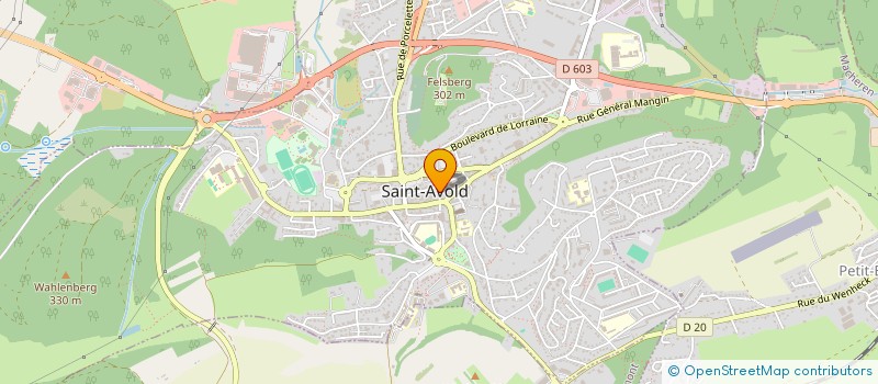 localisation de l'entreprise SCI DENT-EST à SAINT-AVOLD