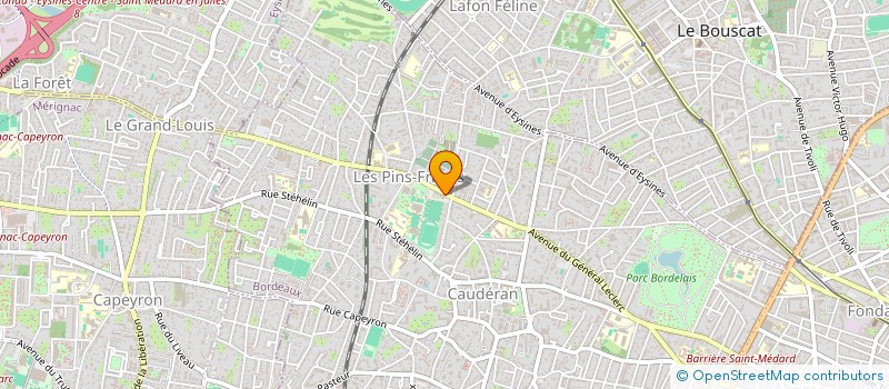 localisation de l'entreprise SCI DENTAIRE 268  BORDEAUX