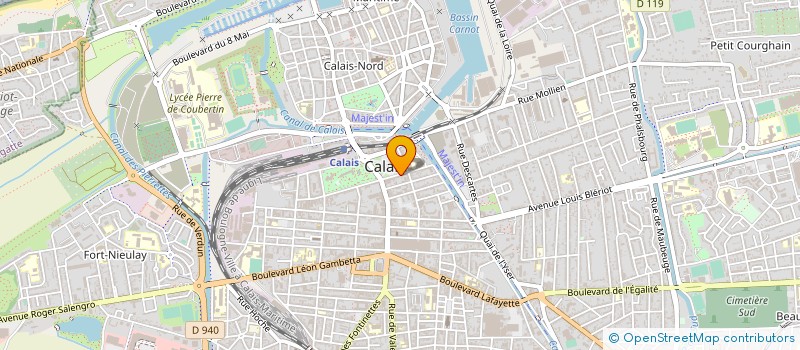 localisation de l'entreprise SCI DENTAIRE  CALAIS