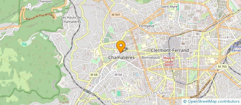 localisation de l'entreprise SCI DENTAIRE ARSENAL  CHAMALIERES