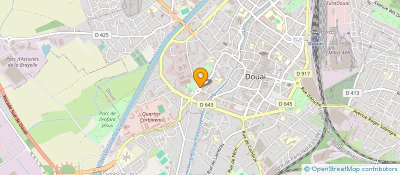 localisation de l'entreprise SCI DENTAIRE DE DOUAI à DOUAI