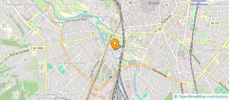 localisation de l'entreprise SCI DENTAIRE DE L'ILE à DIJON