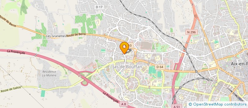 localisation de l'entreprise SCI DENTAIRE DES 2 ORMES à AIX-EN-PROVENCE