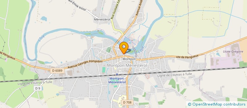 localisation de l'entreprise SCI DENTAIRE DU PONT  MONTPON-MENESTEROL