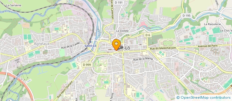 localisation de l'entreprise SCI DENTAIRE GIDEON  SAINT-LO