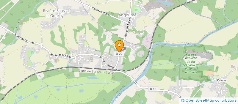 localisation de l'entreprise SCI DENTAIRE GOUNOD  RIVIERE-SAAS-ET-GOURBY