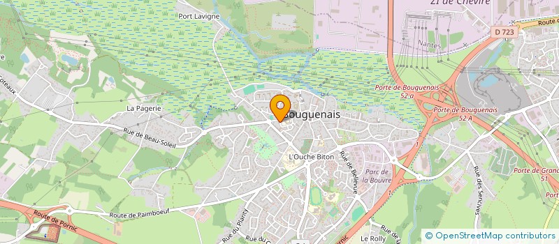 localisation de l'entreprise SCI DENTAIRE GRIMAULT à BOUGUENAIS