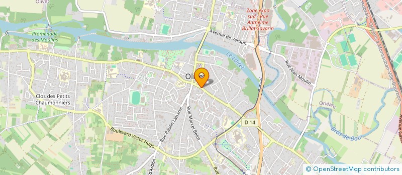 localisation de l'entreprise SCI DENTAIRE LE SEQUOIA à OLIVET