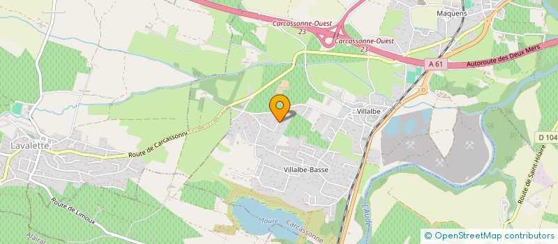 localisation de l'entreprise SCI DENTAIRE LIBERTE à CARCASSONNE