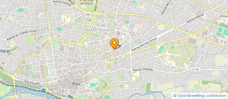 localisation de l'entreprise SCI DENTAIRE TOURASSE à PAU