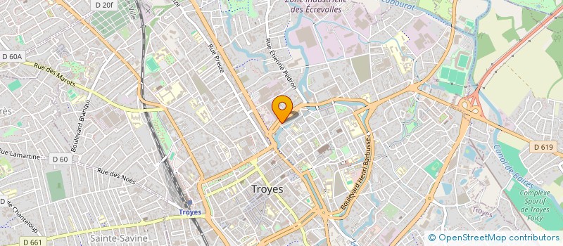 localisation de l'entreprise SCI DENTAIRE VOIRNESSON à TROYES