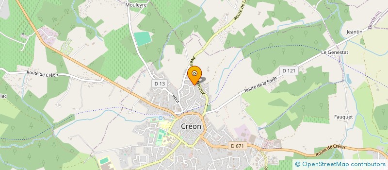 localisation de l'entreprise SCI DENTAL  CREON