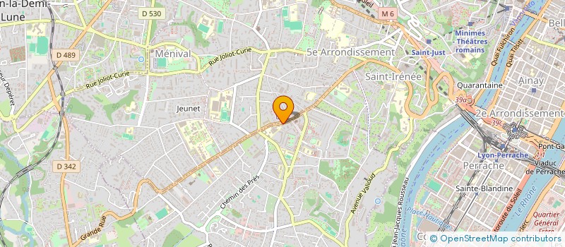 localisation de l'entreprise SCI DENTAL B à SAINTE-FOY-LES-LYON