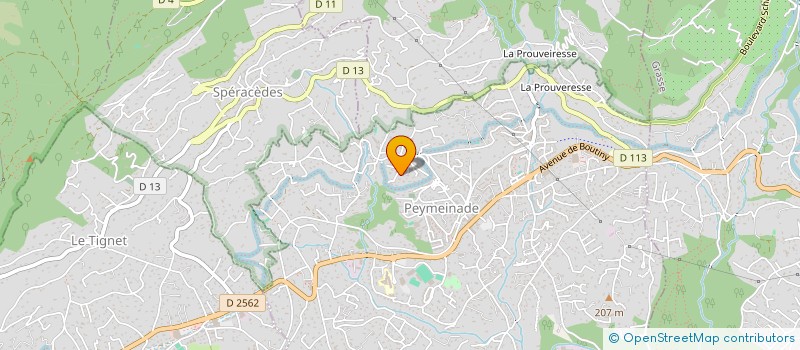 localisation de l'entreprise SCI DENTAL ROURETOISE  PEYMEINADE