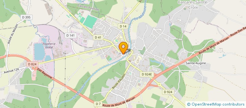 localisation de l'entreprise SCI DENTALBRET  TARTAS