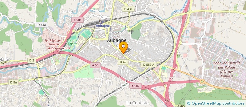 localisation de l'entreprise SCI DENTALEX à AUBAGNE