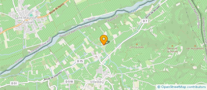 localisation de l'entreprise SCI DENTALIMMO  VAISON-LA-ROMAINE