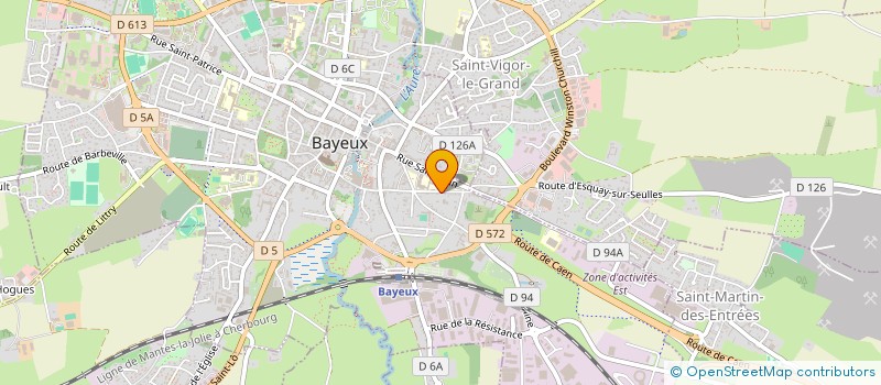 localisation de l'entreprise SCI DENTALSTAR  BAYEUX