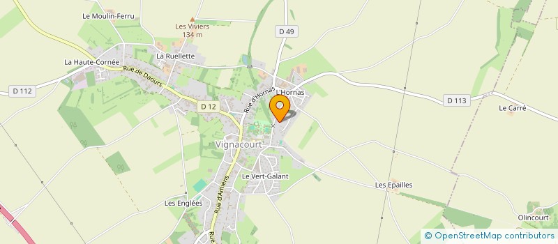 localisation de l'entreprise SCI DENTAMED  VIGNACOURT