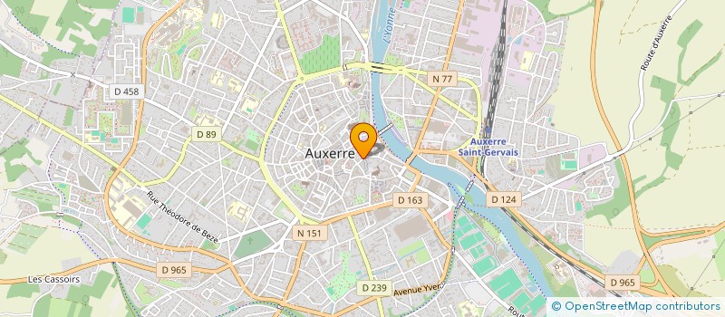 localisation de l'entreprise SCI DENTAVO à AUXERRE