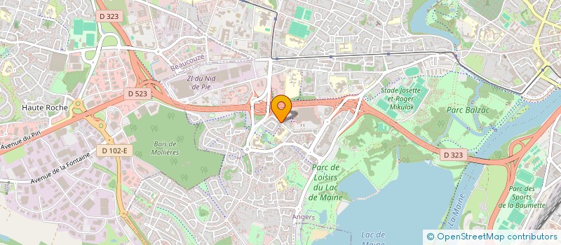 localisation de l'entreprise SCI DENTEDENT à ANGERS