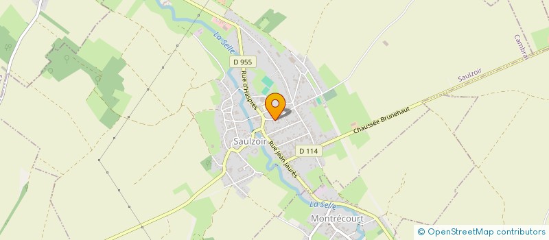 localisation de l'entreprise SCI DENTELLE  SAULZOIR