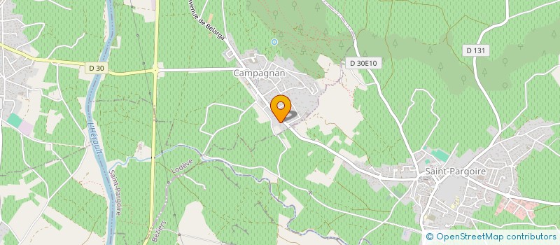 localisation de l'entreprise SCI DENTEX  CAMPAGNAN