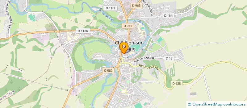 localisation de l'entreprise SCI DENTI  CHATILLON-SUR-SEINE